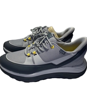 NEW KIZIK London Low Top Sneakers Gray Mesh Slip-On Men’s Size 9.5